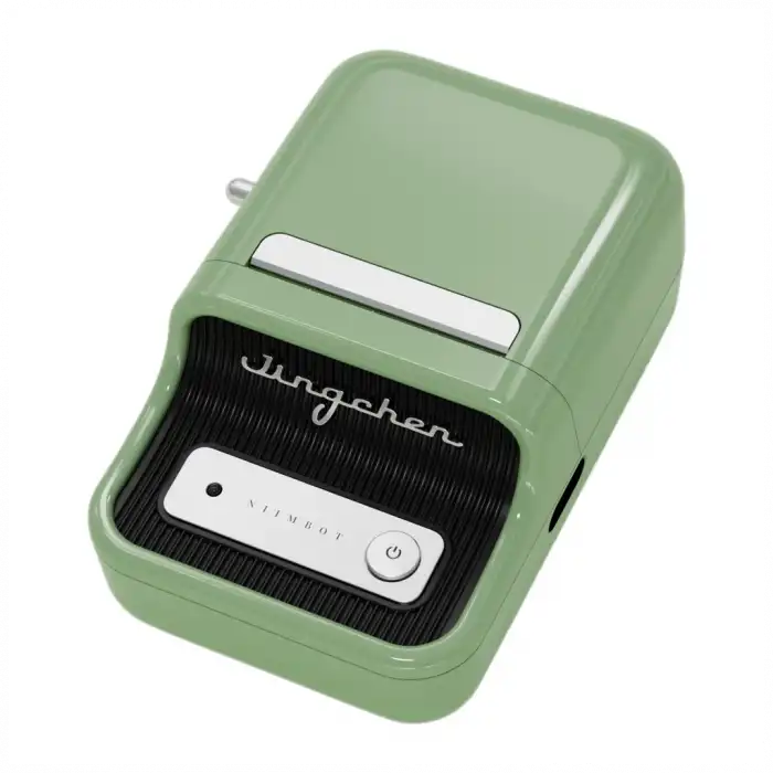 Nıımbot B21, Taşınabilir, Mürekkepsiz, Termal Etiket Yazıcı (bluetooth, Type-c) Yeşil