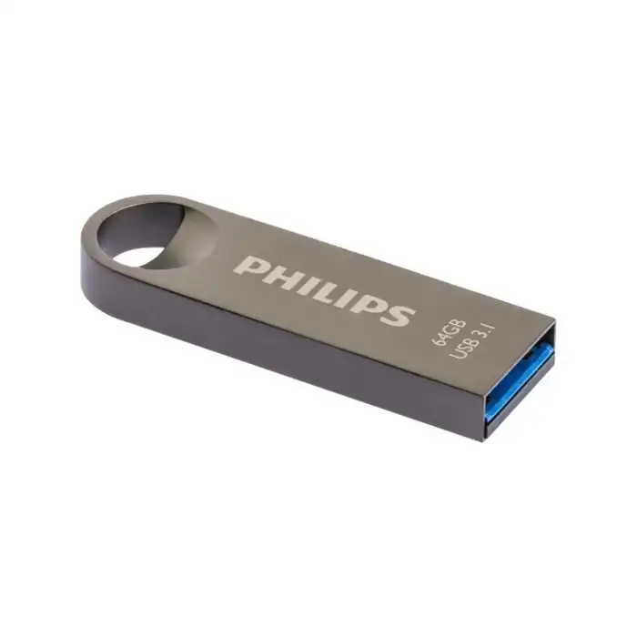 Phılıps Fm64fd165b 64gb Usb 3.1 Moon Uzay Grisi Flash Disk