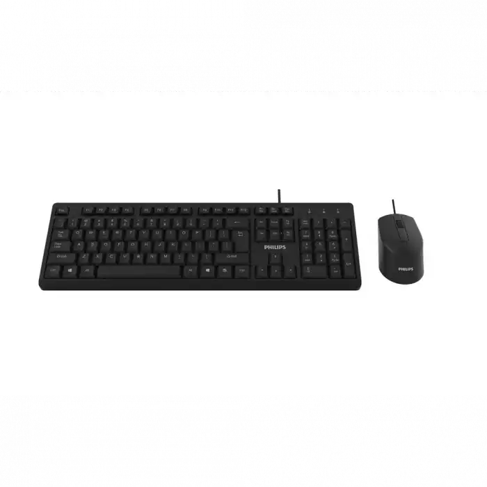 Phılıps Spt6234b, Siyah, Türkçe Q, Usb Kablolu, Klavye Mouse Set