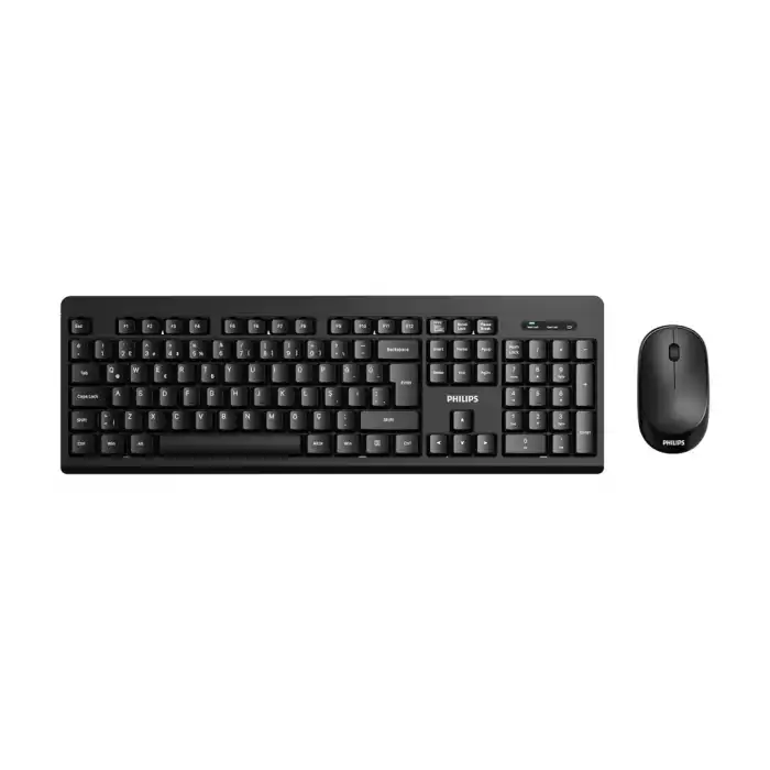 Phılıps Spt6324b, Siyah, Türkçe Q, 2.4ghz Kablosuz, Klavye Mouse Set