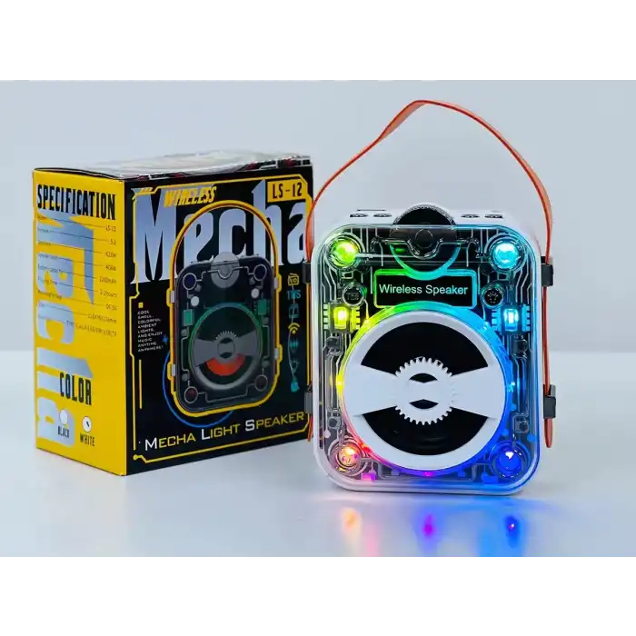 PLATOON PL-4561 BLUETOOTH SD,USB GİRİŞLİ MECHANİC RGB IŞIKLI SPEAKER