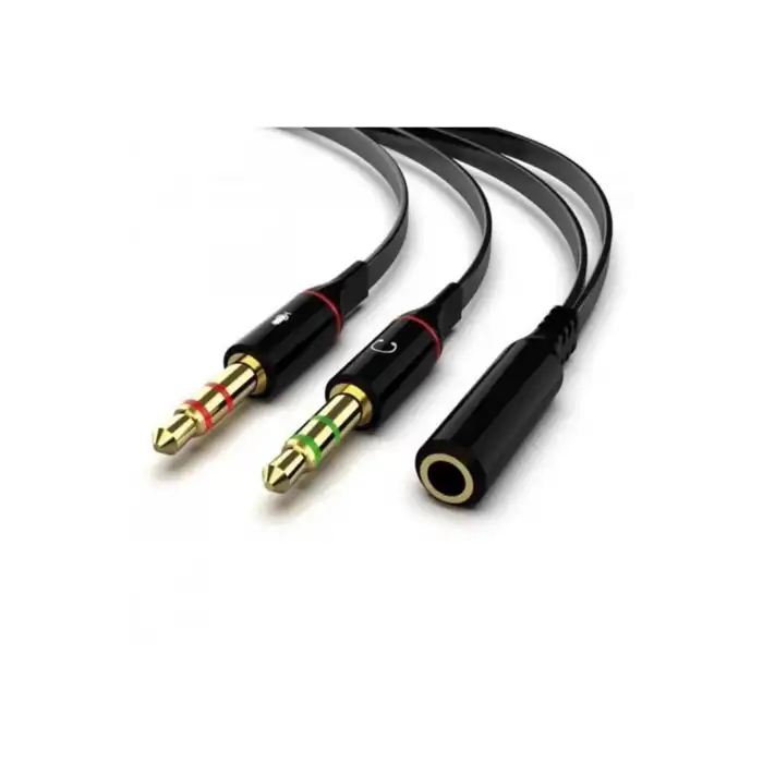 Platoon PL-8815 PL-8818 Mikrofon Kulaklık Ayırıcı Kablo 20CM