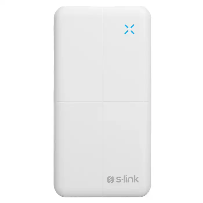 S-lınk Ip-g12n Beyaz 10.000mah 2xusb 1xmicro Usb 1xtype-c 4 Led Göstergeli Powerbank