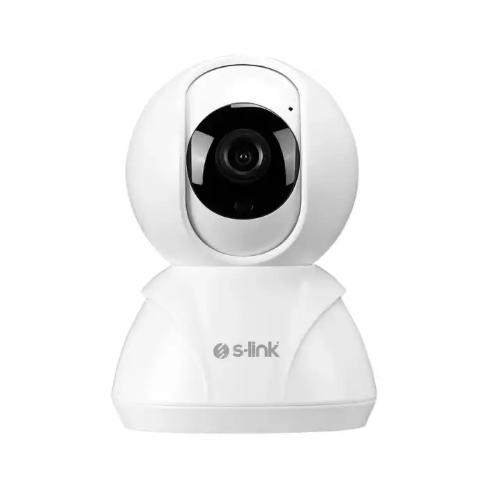S-lınk Sl-ınd02, Ev/bebek Güvenlik Kamerası, Wifi, 2mpix, 3.6mm Lens, 10m. Gece Görüşü, Hareket Algılama, İki Yönlü Ses, Micro Sd Kartlı, Tuya Yazılım