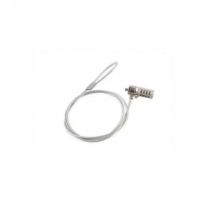 S-lınk Sl-s202, Şifreli Notebook Kilidi, 110cm, Kaplamalı Çelik Kablo.