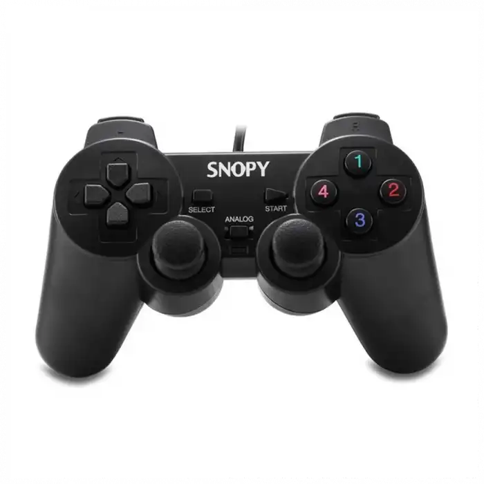 Snopy Sg-401, Usb/pc/ps3, 1.8mt Kablolu, Çift Titreşimli, Gamepad