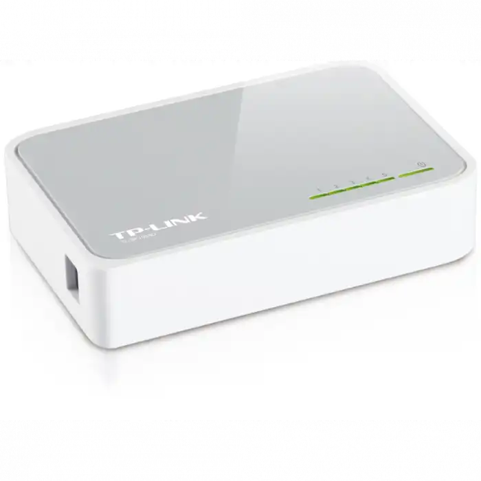 TP-LINK TL-SF1005D, 5 Port, MegaBit, Yönetilemez, Masaüstü Switch