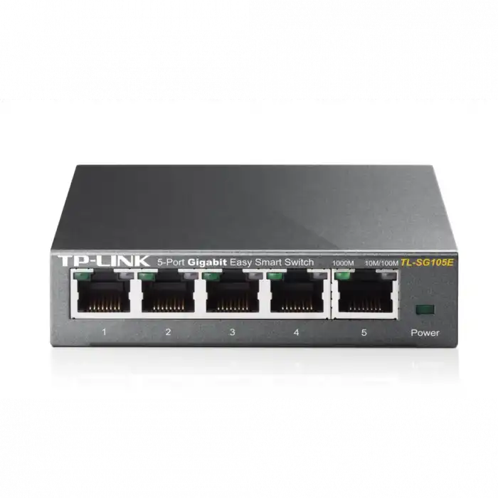 Tp-lınk Tl-sg105e 5 Port Gigabit Easy Smart Yönetilebilir Masaüstü Switch