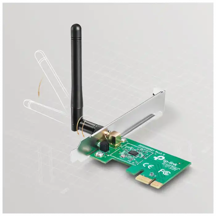 Tp-lınk Tl-wn781nd, 150mbps, 2.4ghz, 2dbi Anten, Pcı-express Wıreless Ethernet