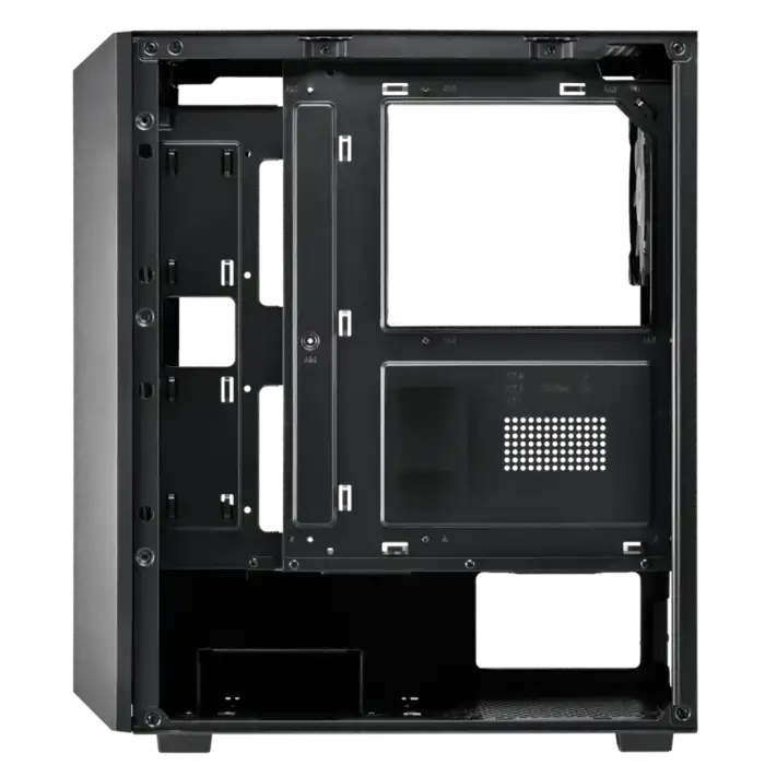 VENTO VG3400S Mid Tower, 650W 80+ Siyah, Temperli Cam, RGB, ATX GAMING KASA