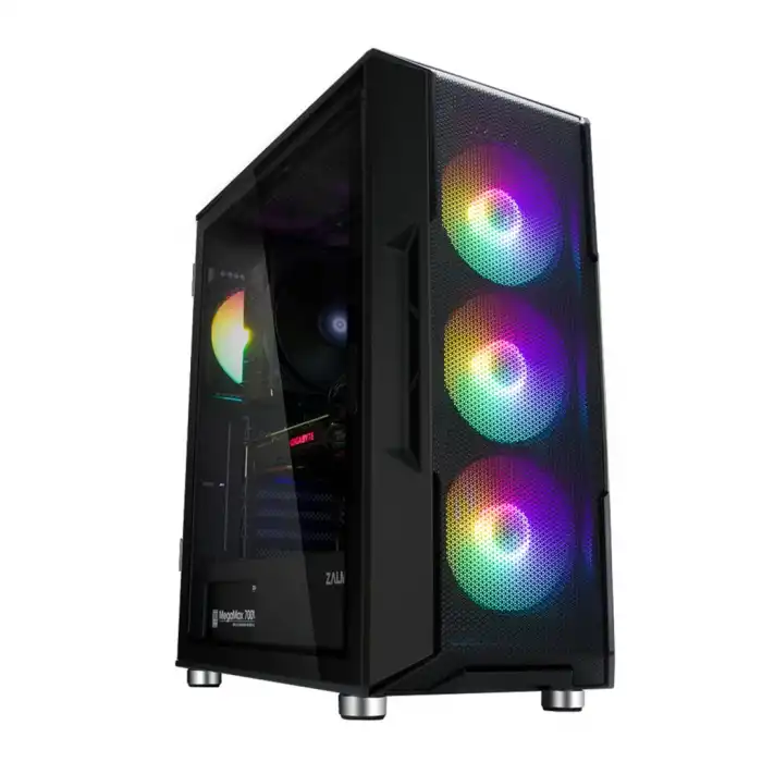 Zalman I3 Neo, Megamax, 700w 80+, Mesh Panel, Tempered Glass, Rgb, Atx Gamıng Kasa