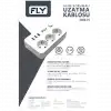 Fly 3406-01, 3 Soket, 3 Usb, Akım Korumalı Priz, 2.1a, Anahtarlı, 2mt Kablo, (beyaz)