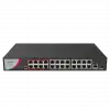 Hılook Ns-0326p-230(b), 24port, Megabit, Poe 230w, 1 Port Gigabit Lan, 1 Port Gigabit Sfp, Long Range 250metre, Yönetilemez, Masaüstü Switch