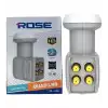ROSE RL-400 Quad Lnb 4lü Lnb Full HD/4K/3D Universal 4 Çıkışlı