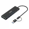 S-lınk Sw-u317 Usb3.0 Type-c To  7xusb 3.0 Metal Usb Hub