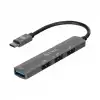 S-lınk Sw-u324, Type-c To 3xusb 2.0, 1xusb3.0, Metal, Usb Hub