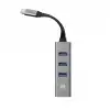 S-lınk Sw-u3325 Gigabit Type-c To Rj45 3xusb 3.0 Metal Ethernet Kartı