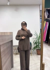 Hilay Modal Takım Kahverengi