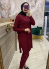 İnvee Merserize Tunik Bordo