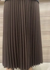 İnvee Pliseli Etek Kahverengi