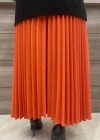 İnvee Pliseli Etek Turuncu