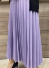 Niqozza Pliseli Etek Lila
