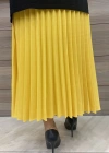 Niqozza Pliseli Etek Sarı