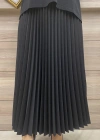 Niqozza Pliseli Etek Siyah