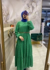 Nurcan Çetin Elbise Yeşil