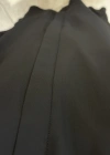 QEFFA 159 Abaya Şifon Siyah