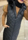WOMANİA YELEK EQVATOR SİYAH