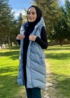 WOMANİA YELEK PEKİN MAVİ