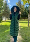 WOMANİA YELEK WAVY YEŞİL