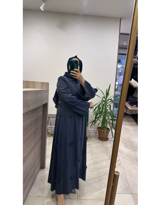 Magazin 7493 Lyocell Takım Lacivert