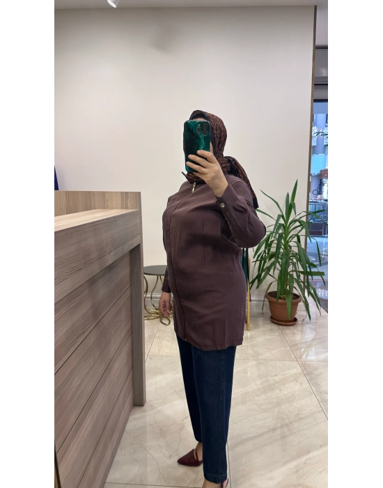 Magazin 4438 Tunik Mürdüm