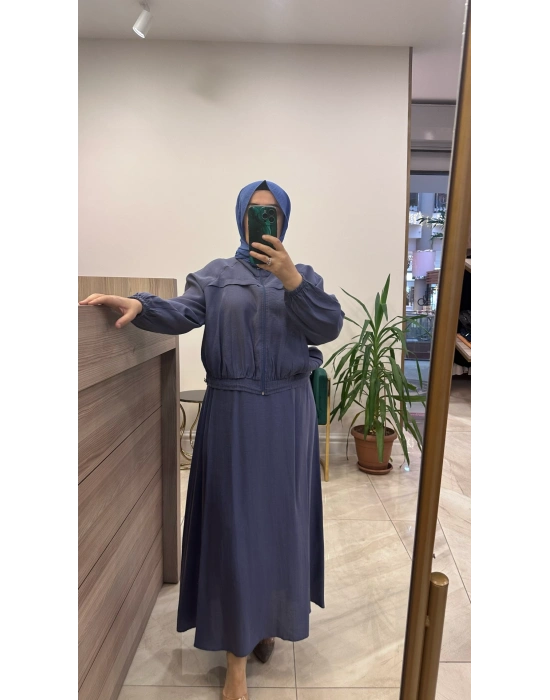 Magazin 4454 Lyocell Takım İndigo