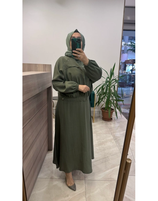 Magazin 4454 Lyocell Takım Haki