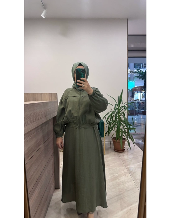 Magazin 4454 Lyocell Takım Haki