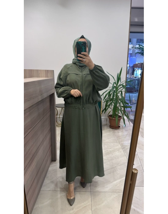 Magazin 4454 Lyocell Takım Haki