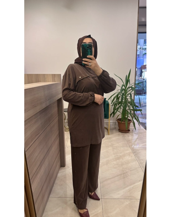 Magazin 4907 Tensel Takım Kahverengi