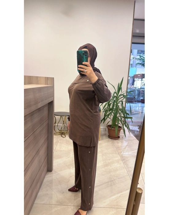 Magazin 4907 Tensel Takım Kahverengi