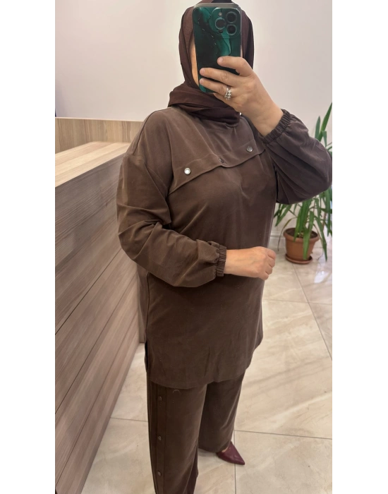 Magazin 4907 Tensel Takım Kahverengi