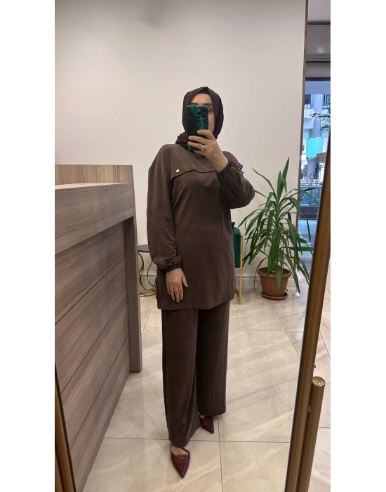 Magazin 4907 Tensel Takım Kahverengi