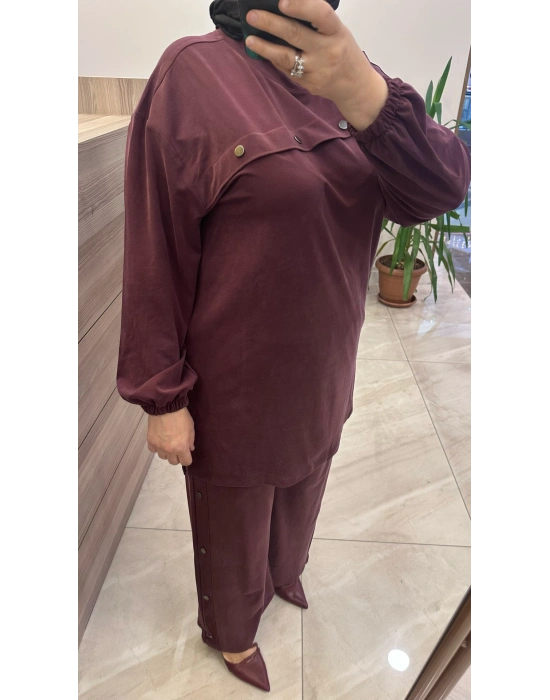 Magazin 4907 Tensel Takım Bordo