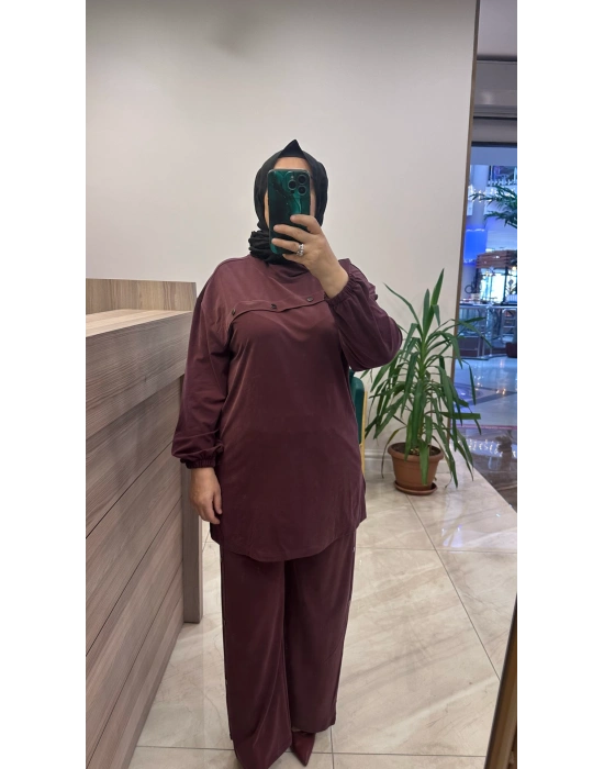 Magazin 4907 Tensel Takım Bordo