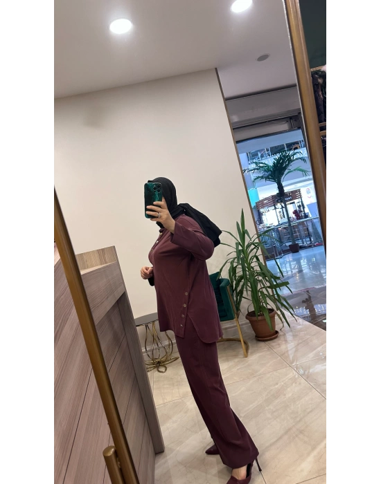 Magazin 4437 Tensel Takım Bordo