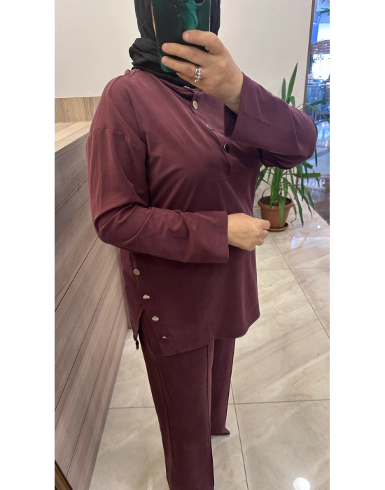 Magazin 4437 Tensel Takım Bordo