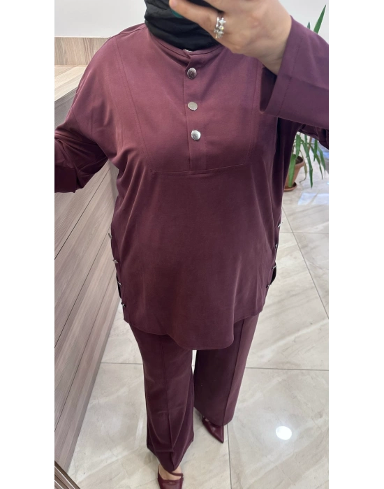 Magazin 4437 Tensel Takım Bordo