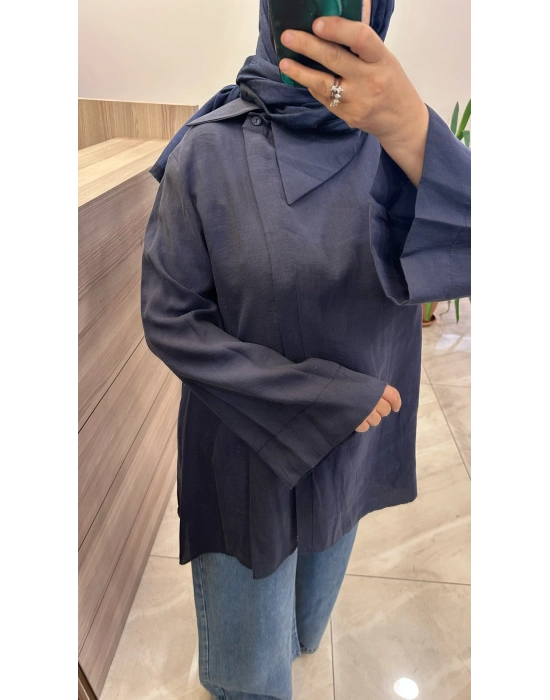 Magazin 4470 Lyocell Takım Lacivert