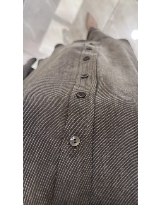 Ayd ipek Qupra takım kahverengi